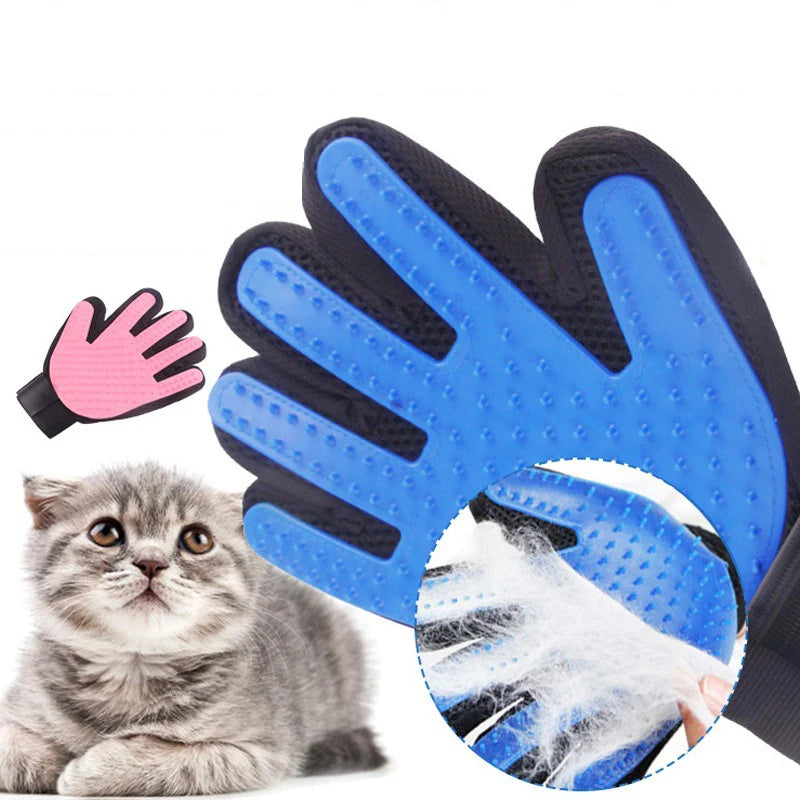 Vlieren™ Pet Grooming Glove – Deshedding & Massaging Brush for Dogs & Cats