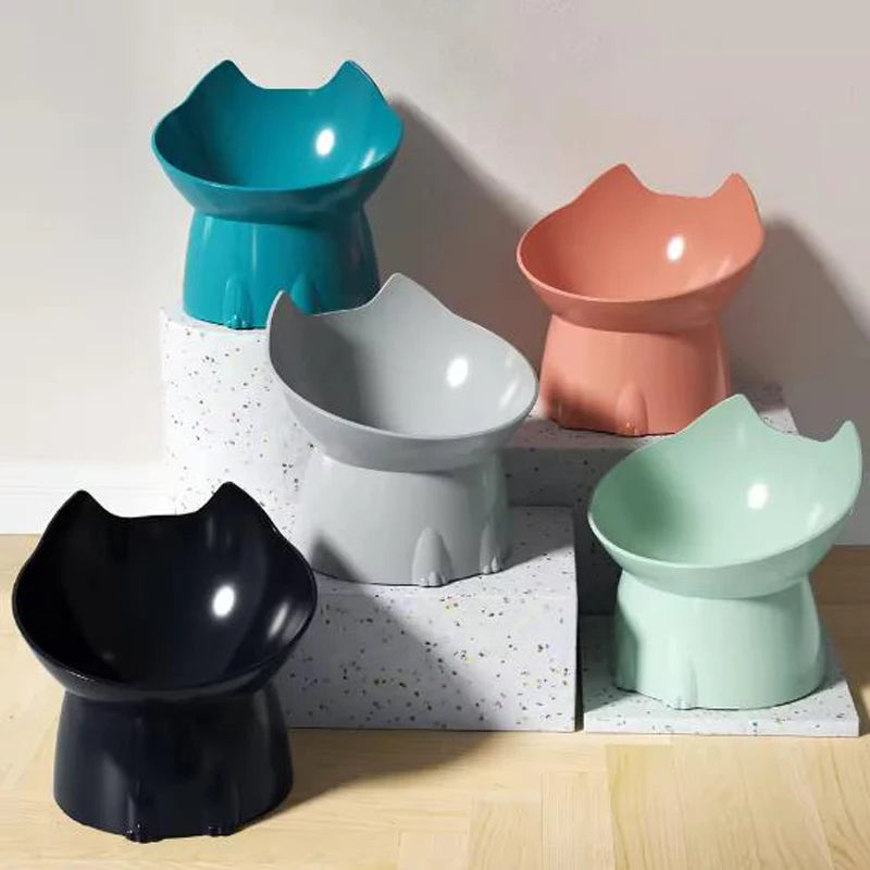 Vlieren™ Elevated Pet Bowl – Neck Protection, Anti-Spill & Ergonomic Design