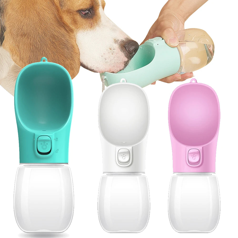 Vlieren Portable Pet Water Bottle – Leakproof Travel Bowl for Dogs & Cats